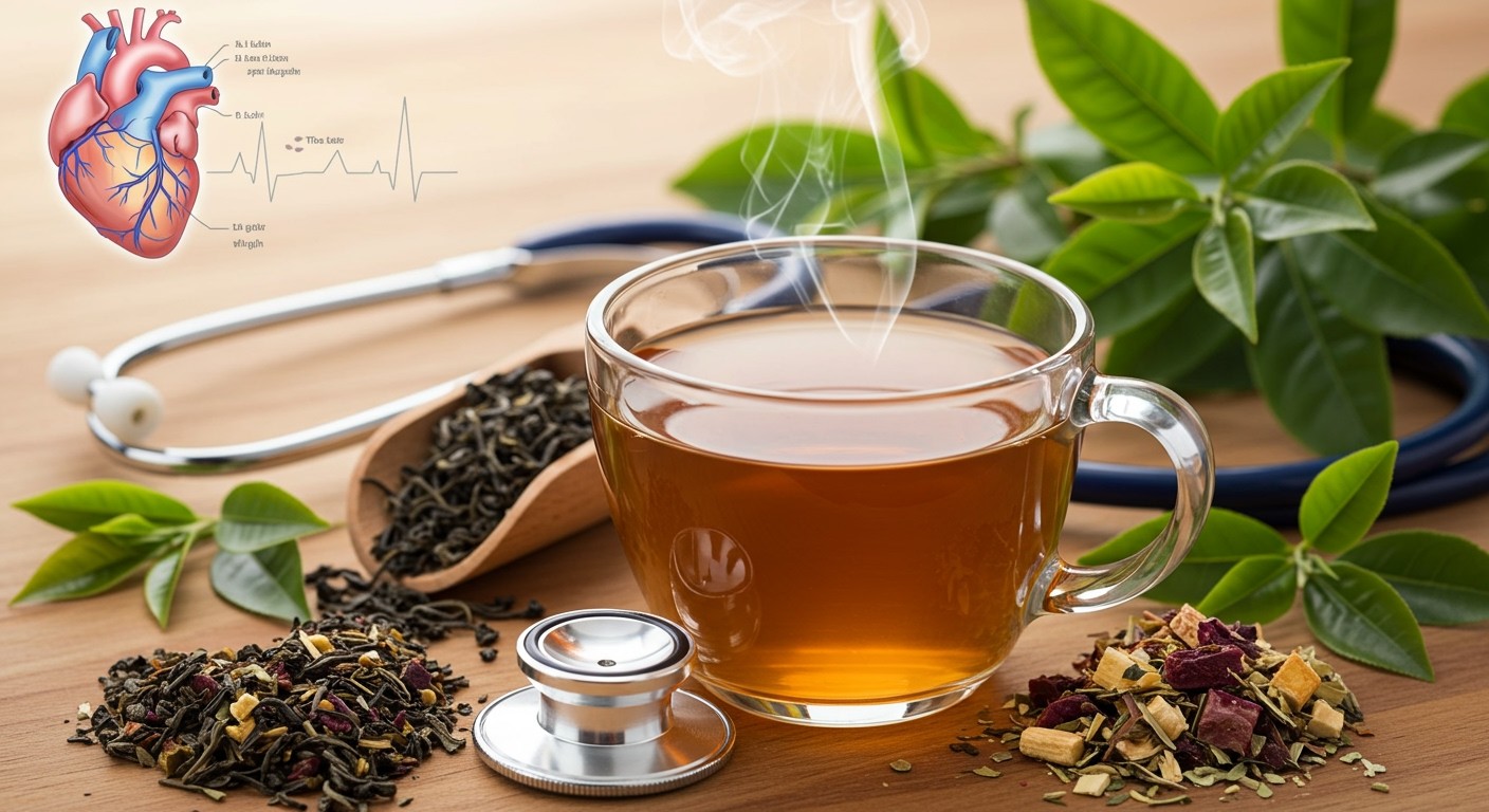 A tea rendszeres fogyasztása csökkentheti a szívbetegségek kockázatát.