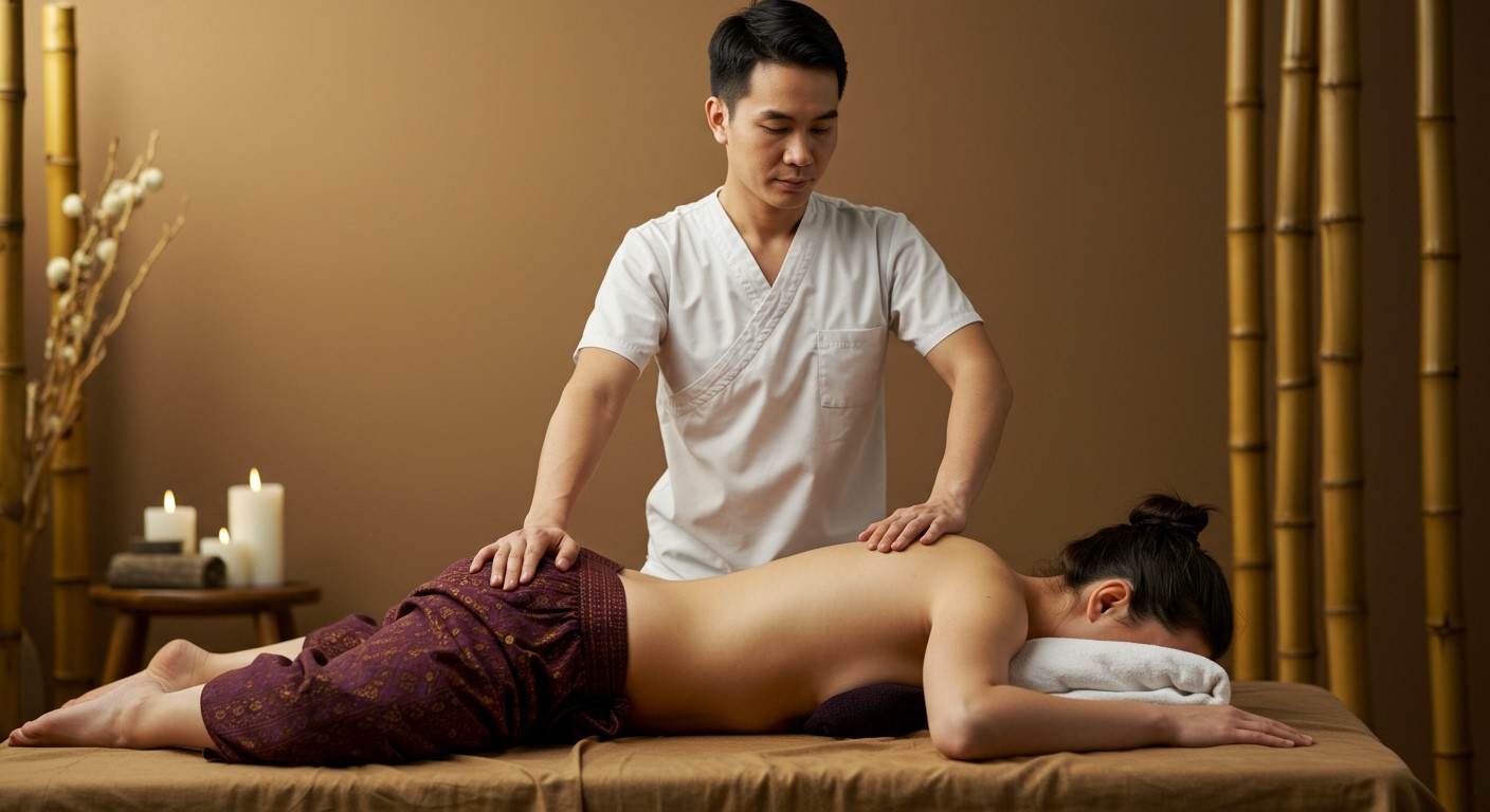 A thai masszázs javítja a testtartást és a gerincet.