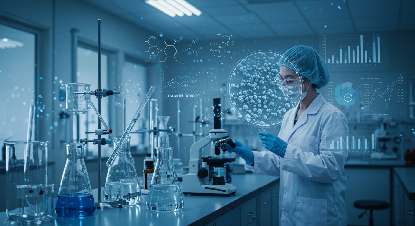 A titán-dioxid potenciális rákkeltőként aggasztó tudományos bizonyítékokat mutatott.