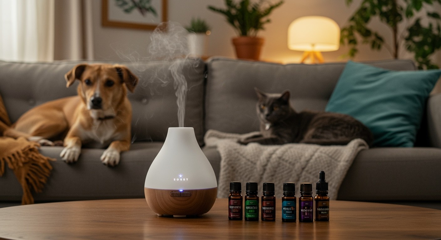 Néhány aromaolaj mérgező lehet háziállatok számára.
