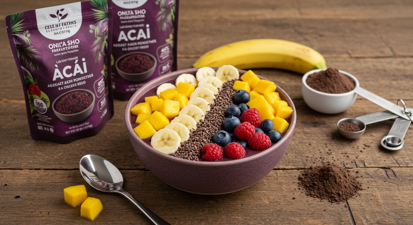 Az acai por ára a minőségtől és beszállítótól függ.