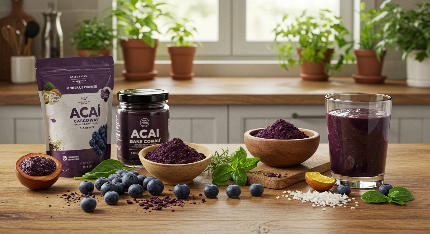Az acai por antioxidáns tartalma segíthet a gyulladások csökkentésében.