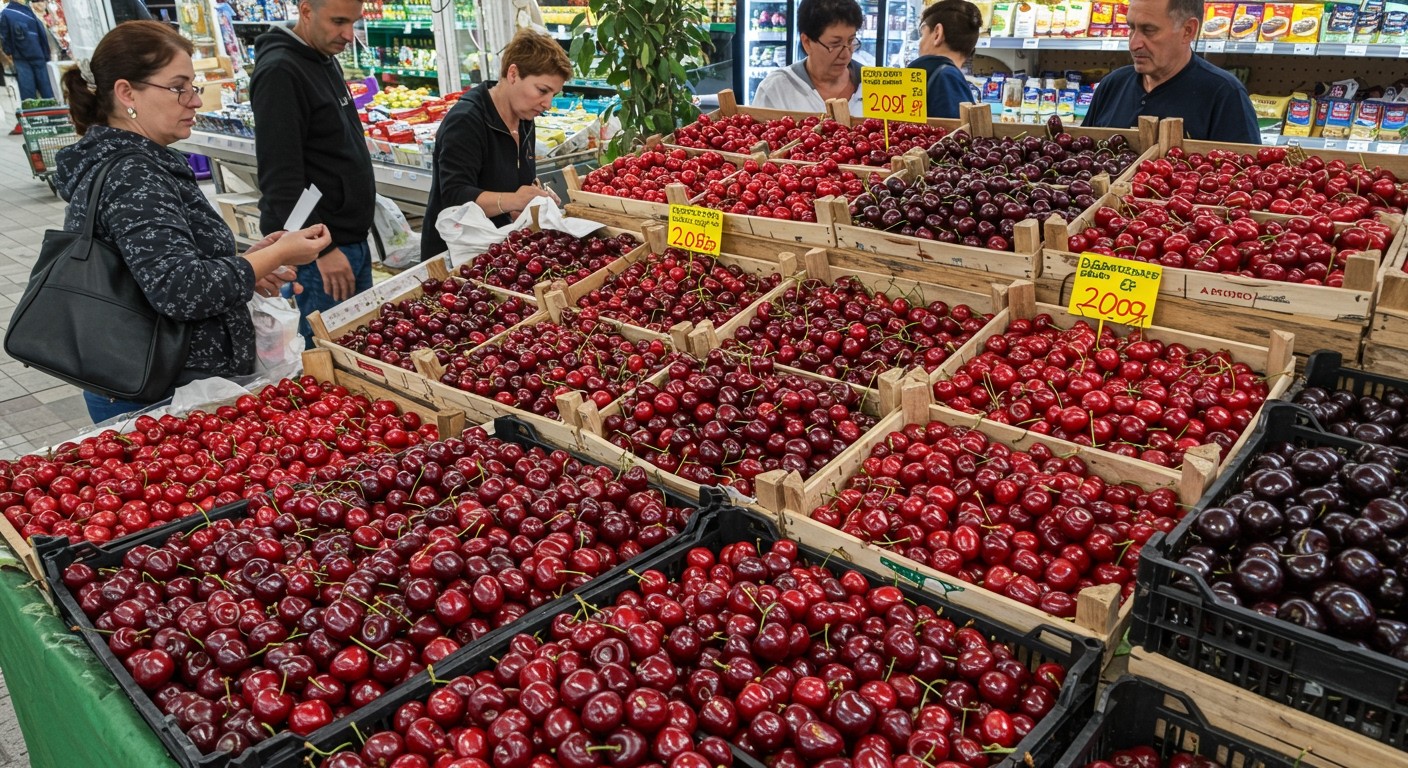 Válassz élénk színű cseresznyét, frissebb és édesebb!