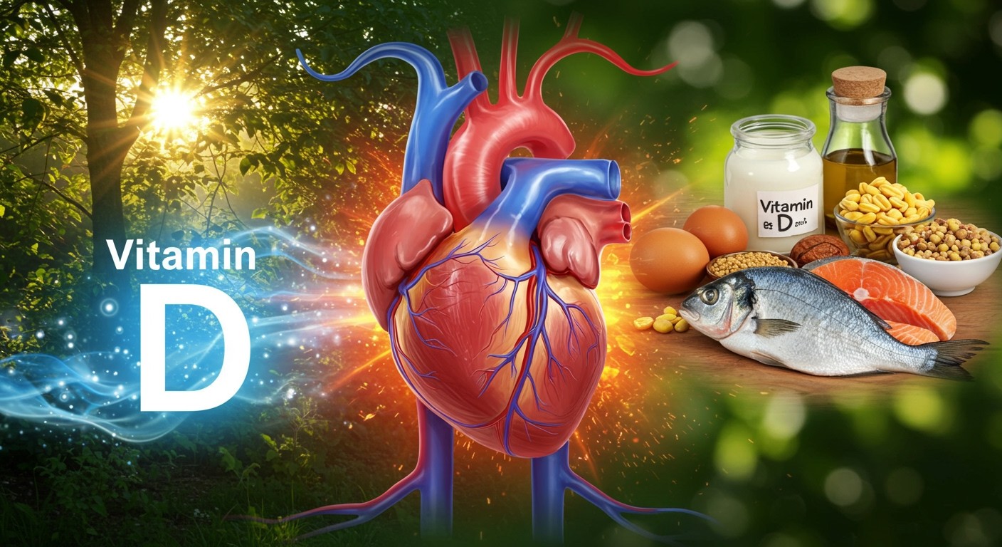 A D-vitamin növeli a szív egészségét és védekezést.