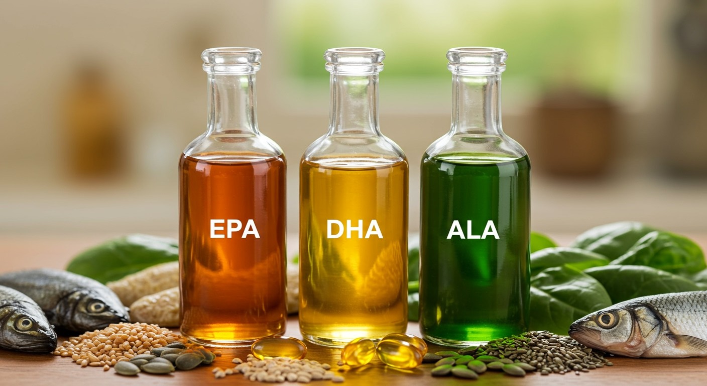 EPA és DHA: szív- és agyegészség megőrzése érdekében.