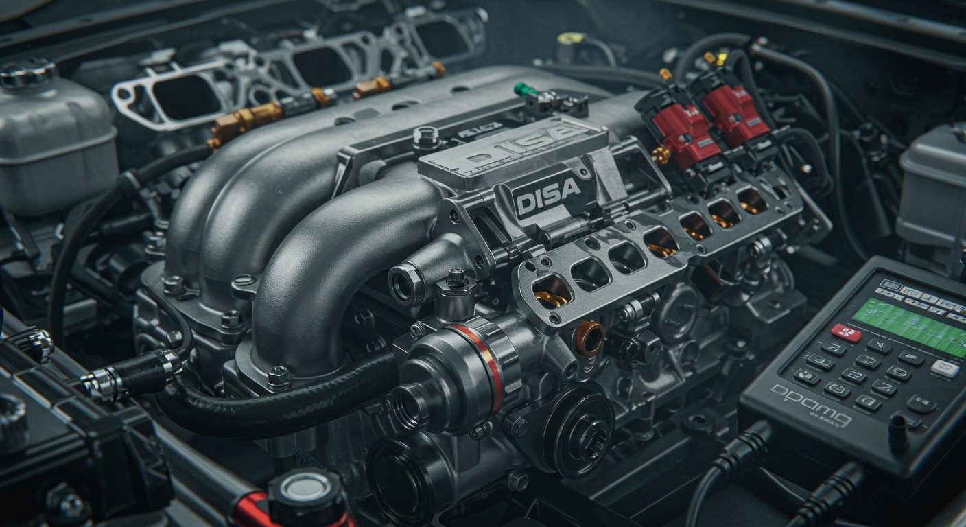 A DISA szelep finomhangolása javítja a motor teljesítményét.