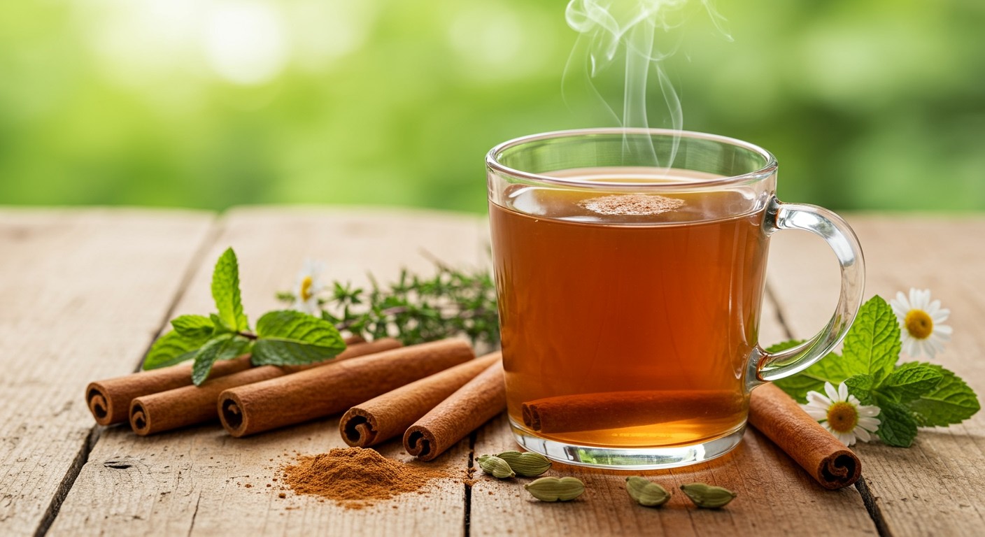 A fahéj tea erősíti az immunrendszert és emésztést segíti.