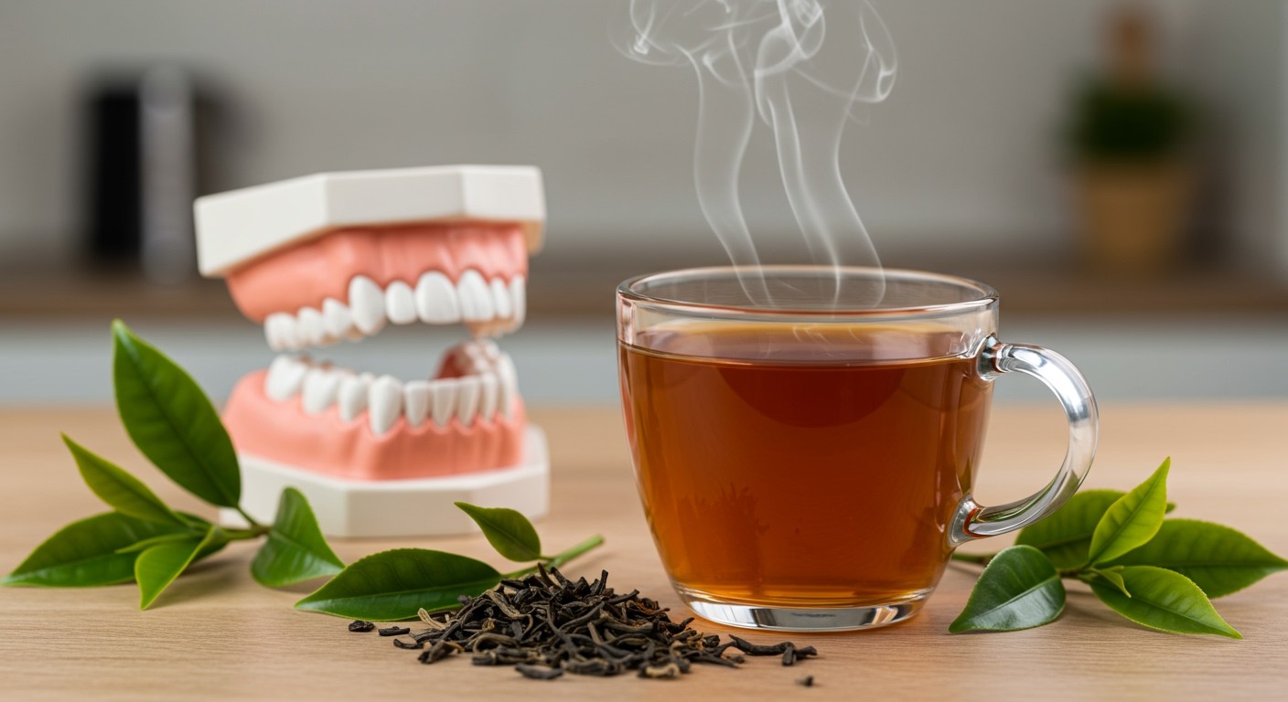 A tea fluoridtartalma segíthet a fogak védelmében.