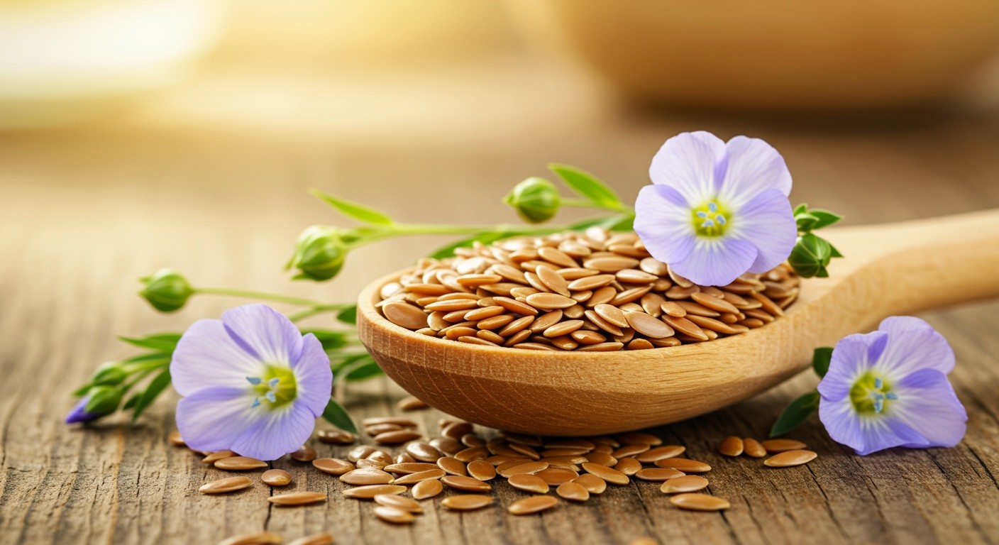 A lenmag gazdag omega-3 zsírsavakban, támogatja az egészséget.