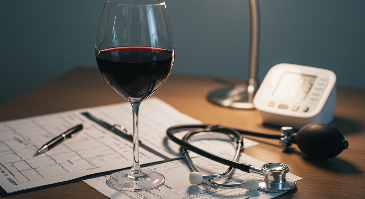 Az alkoholfogyasztás rövid távon csökkentheti a vérnyomást.