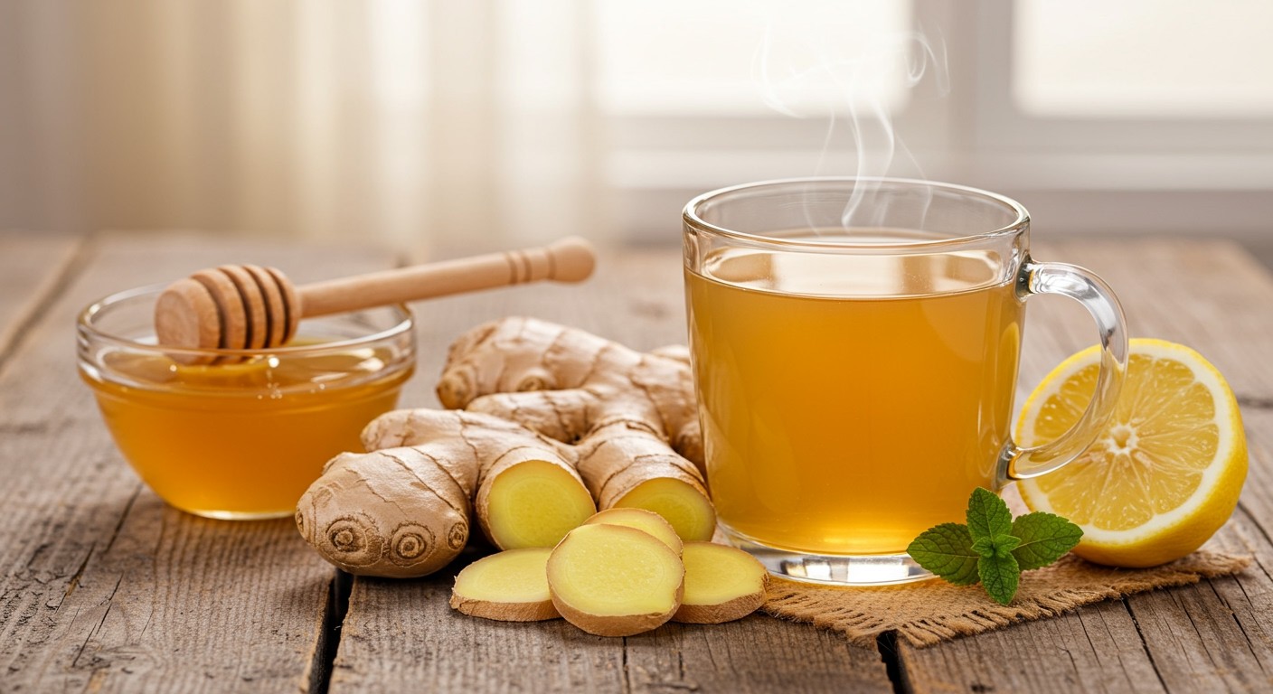 A gyömbéres tea segít az emésztés javításában.