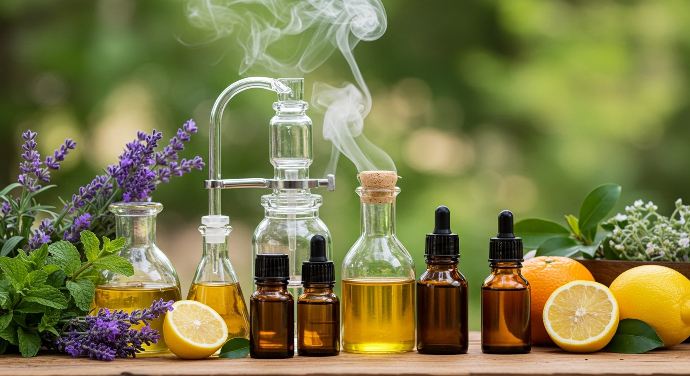 Az illóolajok készítéséhez növények aromás részeit használják fel.