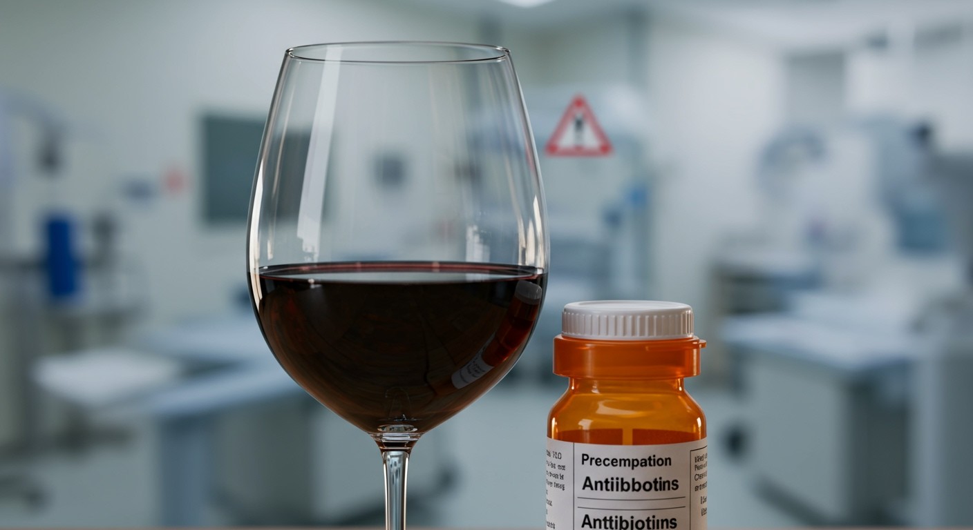 Az alkohol növelheti az antibiotikumok mellékhatásait és toxicitását.
