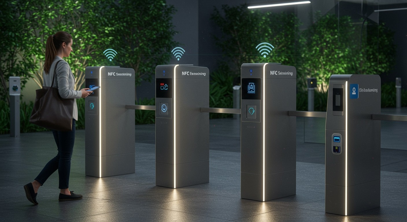 Az NFC azonosítás gyorsabb és biztonságosabb, mint a hagyományos módszerek.