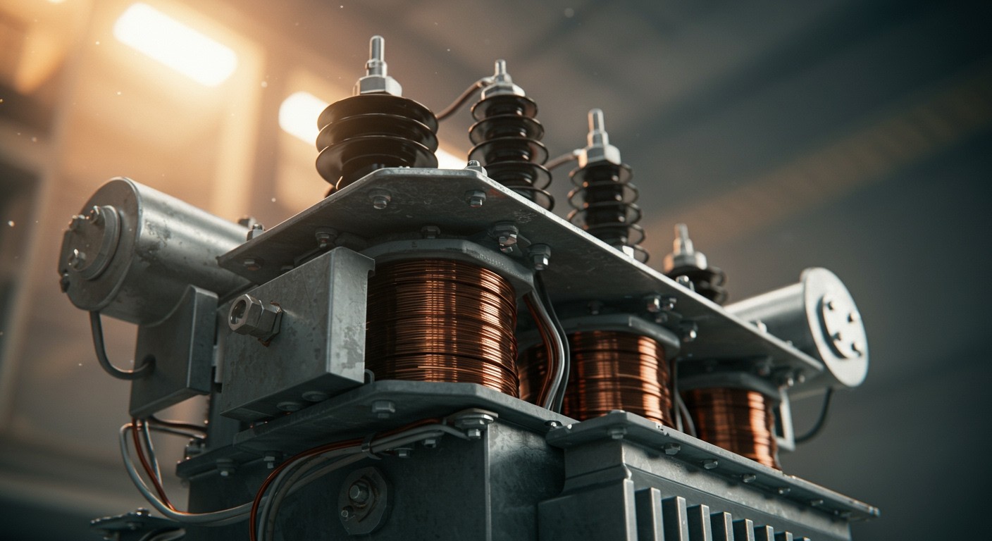 A transzformátorok hatékonyan csökkentik az energiaveszteséget.