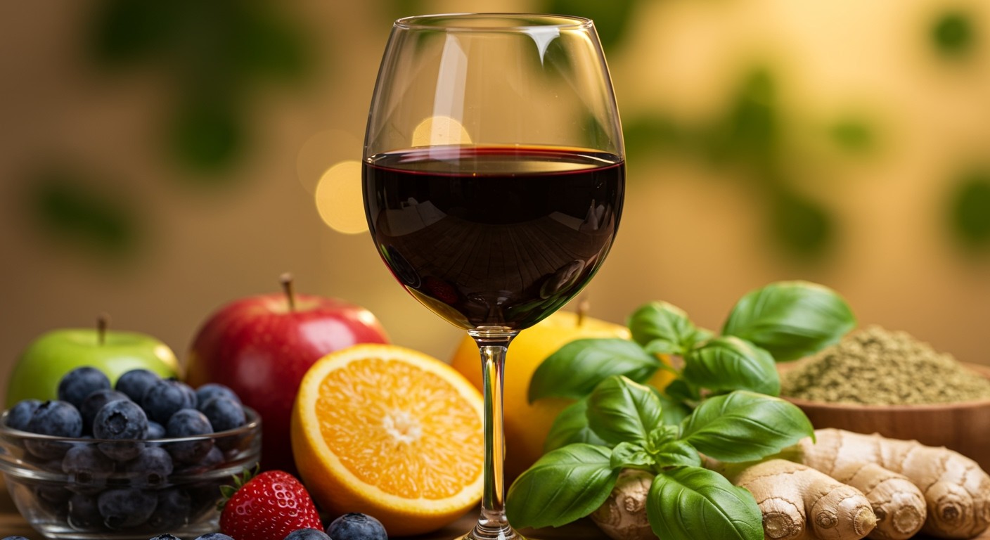 A vörösbor antioxidánsai segítik az immunrendszer működését.