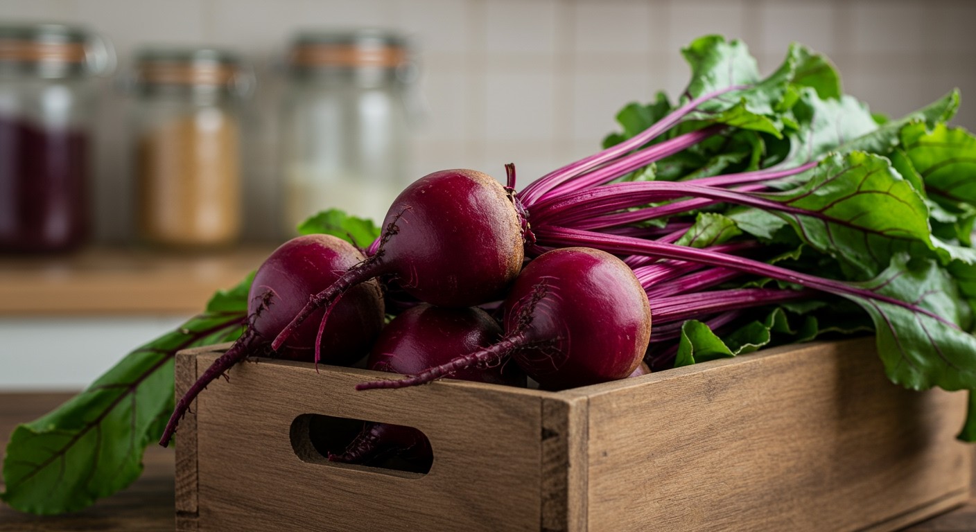 A céklát hűvös, sötét helyen tároljuk a frissességért.