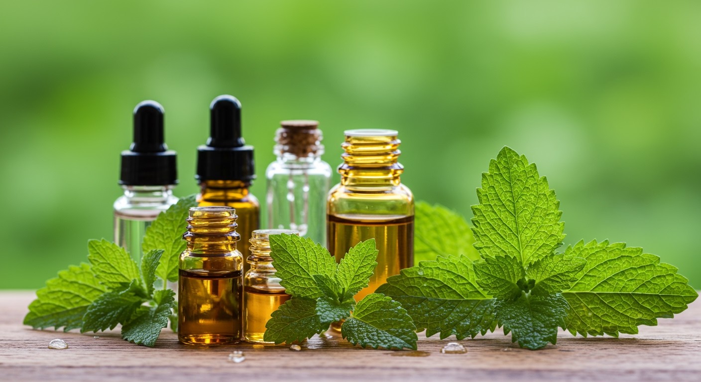 A citromfű illóolajai segítik a relaxációt és stresszcsökkentést.