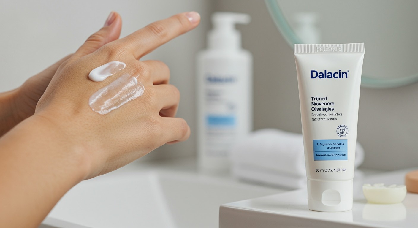 A Dalacin krém használatakor fontos a bőr tisztasága.