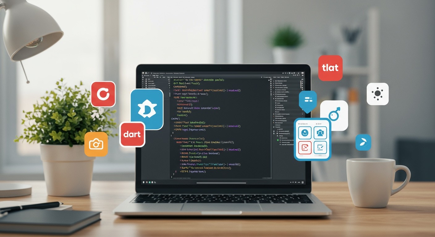 A Dart aszinkron programozással segíti a zökkenőmentes UI-t.