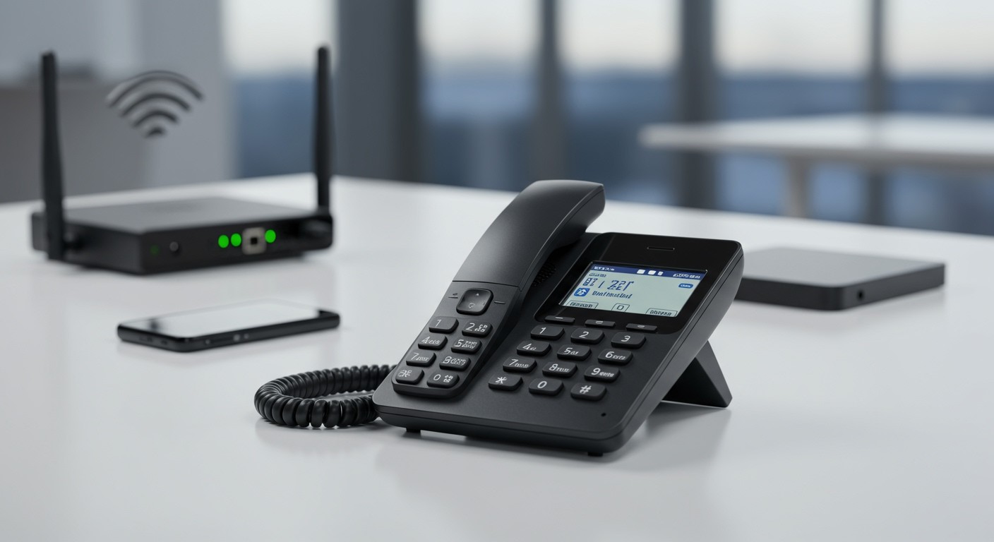 A DECT sáv zavarmentes, stabilabb hívásminőséget biztosít.