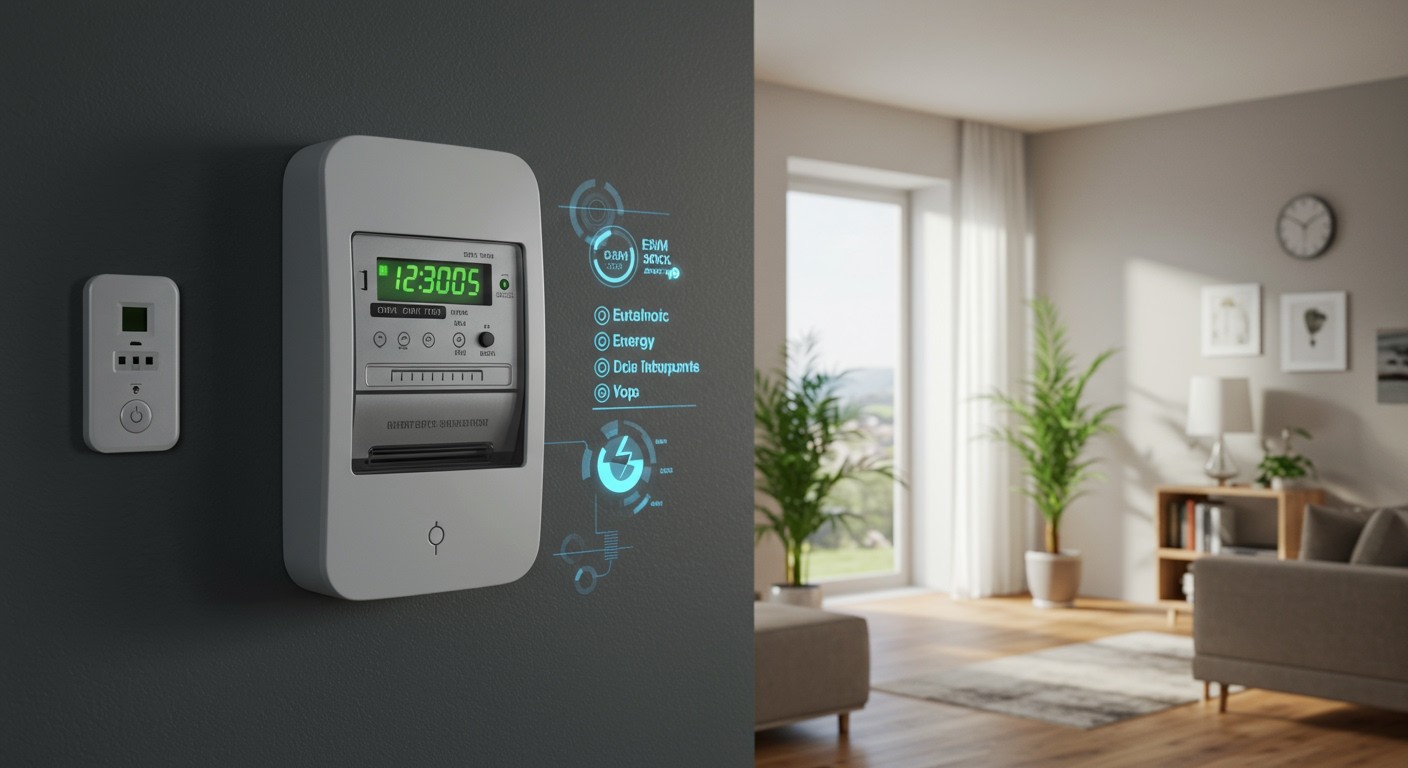 A digitális villanyórák valós időben optimalizálják az energiafogyasztást.
