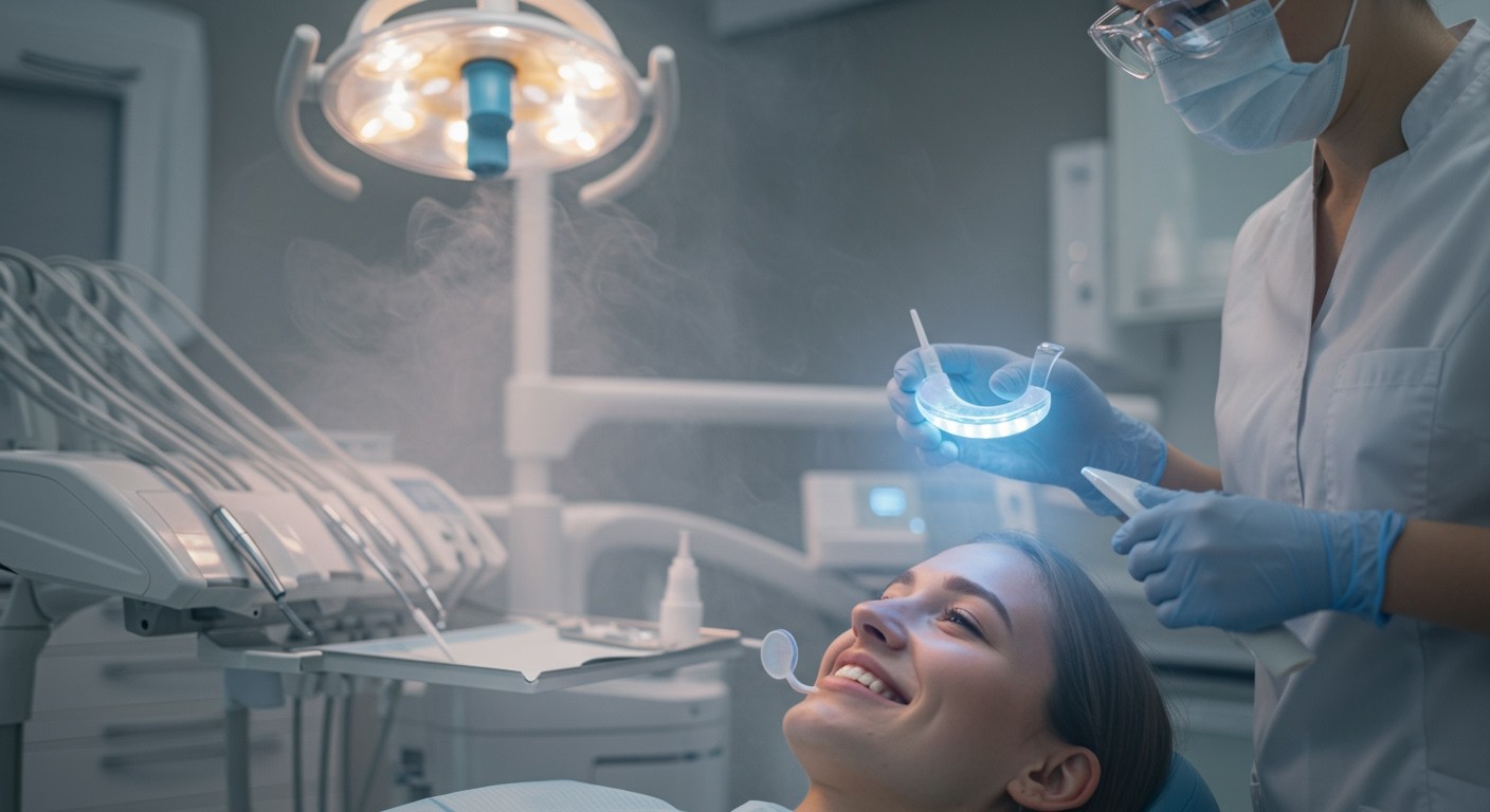 A LED fényes technológiák forradalmasítják a fogfehérítést.