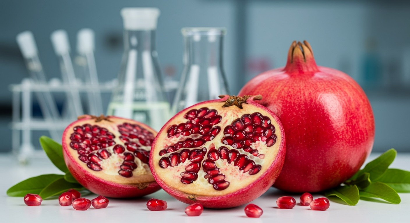 A gránátalma antioxidánsai csökkentik a sejtkárosodást és öregedést.