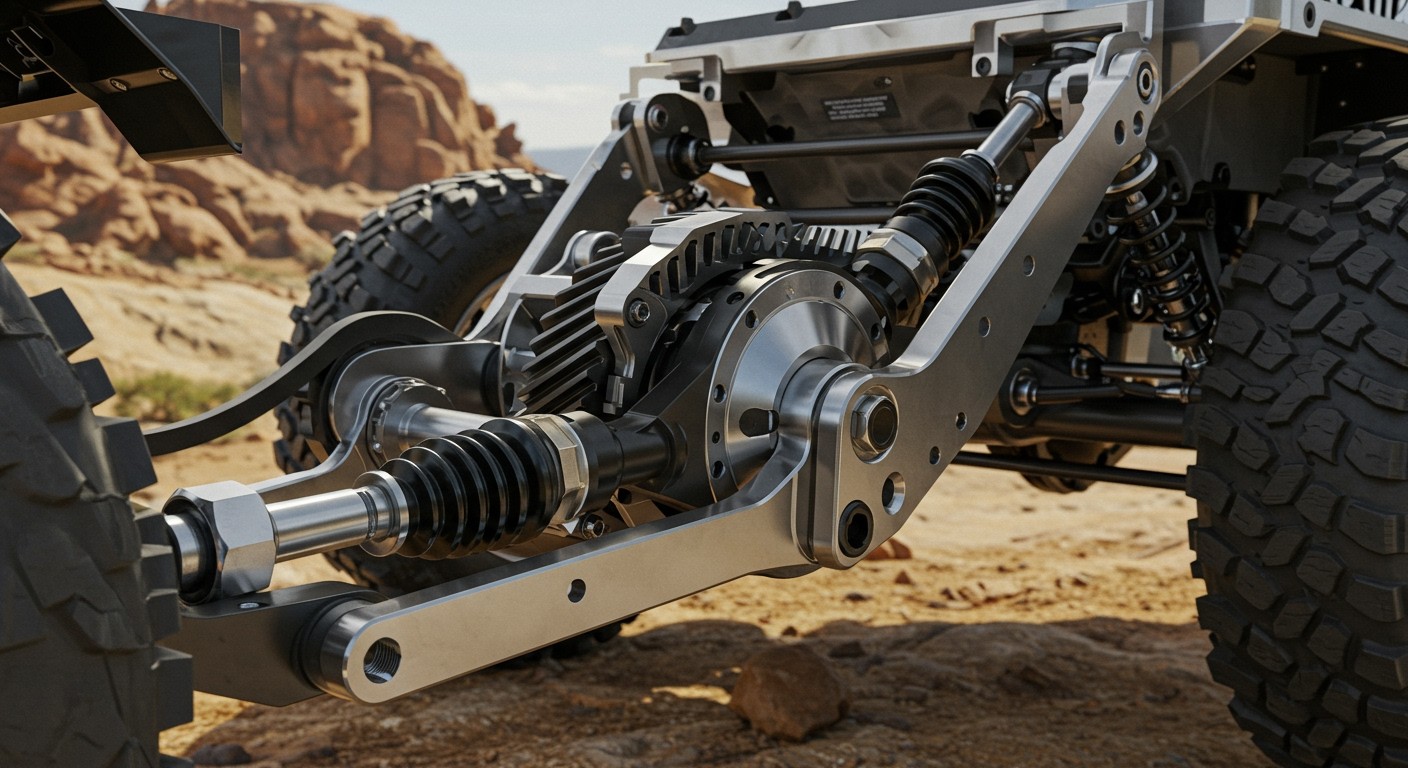 A hagyományos mechanikus 4x4 rendszer a tapadást optimalizálja.