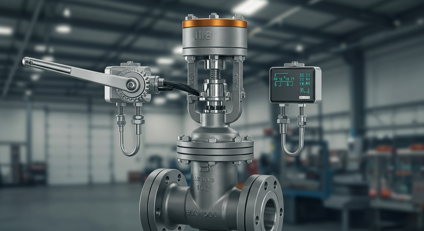 A háromjáratú szelepek automatikus vezérlése energiahatékony működést biztosít.