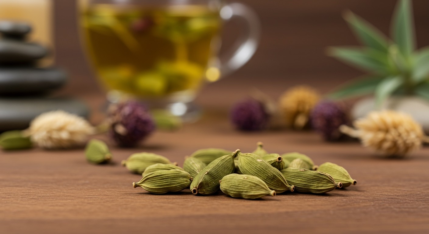 A kardamom aromája segíthet csökkenteni a stresszt.