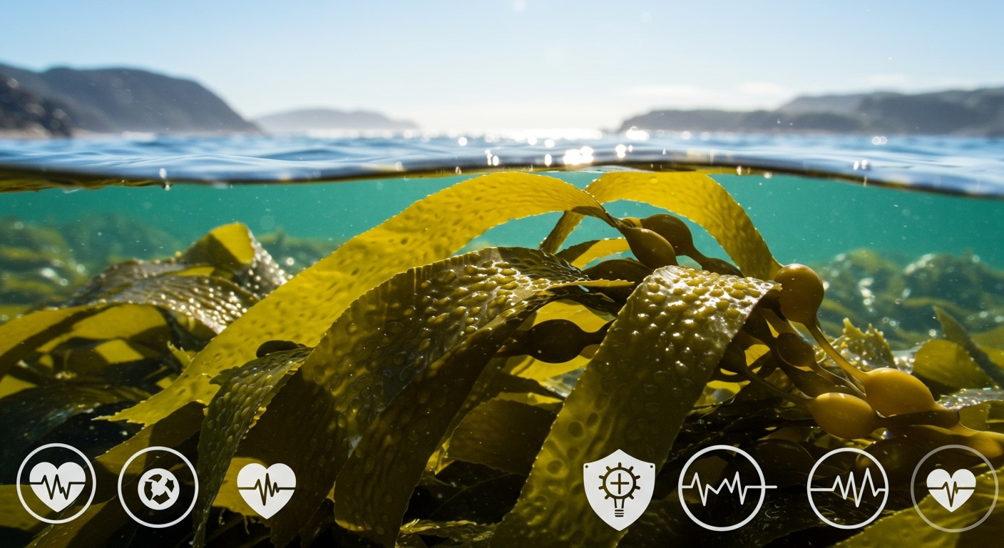 A kelp alga gyulladáscsökkentő hatása segíthet a krónikus betegségek megelőzésében.