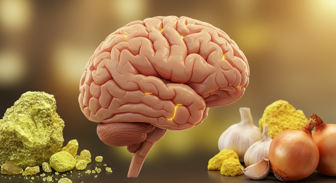 A kén segít a neurotranszmitterek szintézisében és működésében.