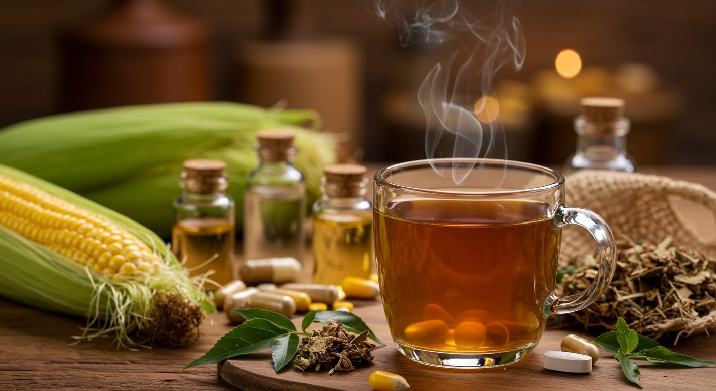 A kukoricahaj tea befolyásolhatja a diuretikumok hatását.