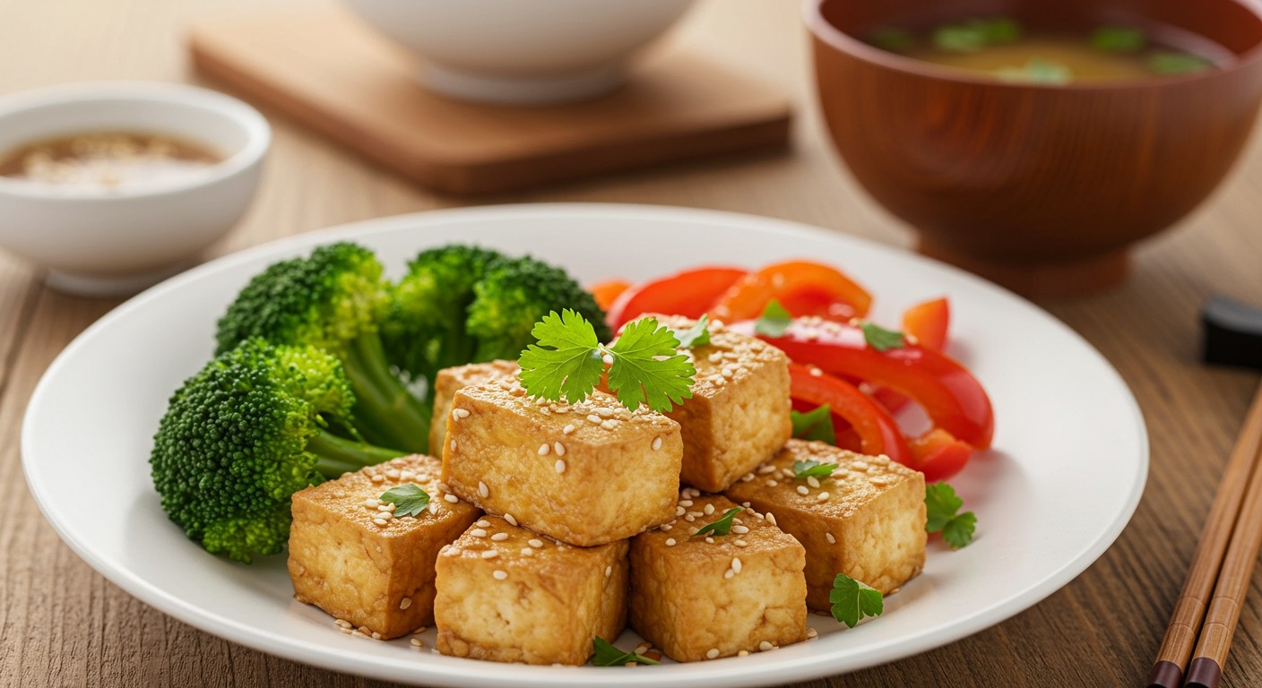 A miso tofu alacsony glikémiás indexe segíti a stabil vércukrot.