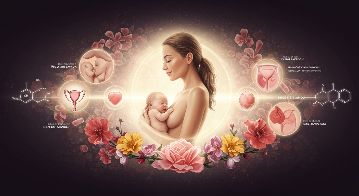 A prolaktin serkenti a tejelválasztást szülés után.