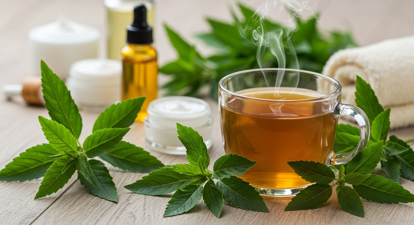 A veronikafű tea segíthet az ekcéma és pattanások kezelésében.