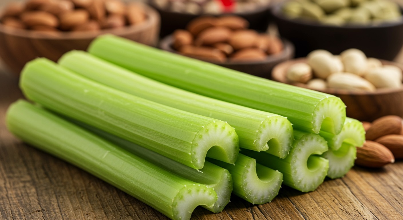 A zellerszár allergiás reakciót okozhat érzékenyeknél, óvatosság szükséges.