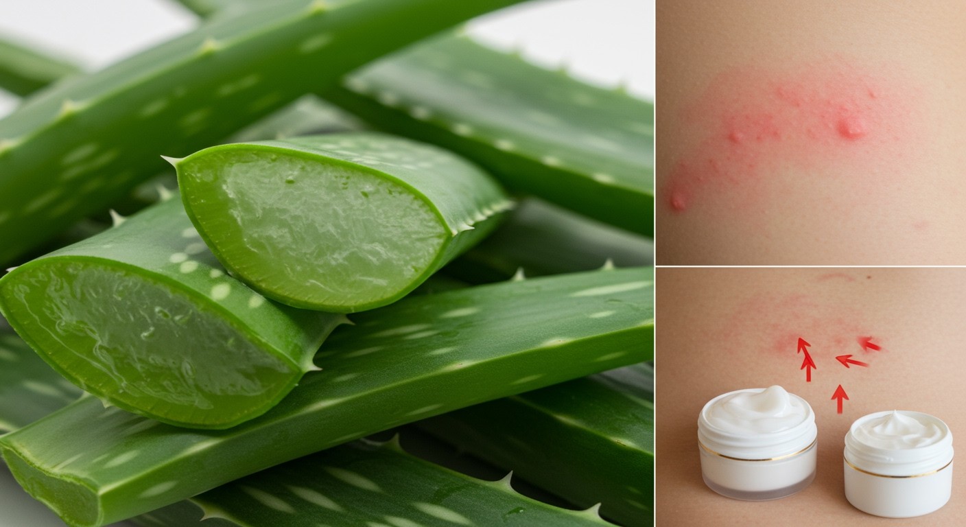 Az Aloe Vera allergiás reakciói bőrkiütést és viszketést okozhatnak.