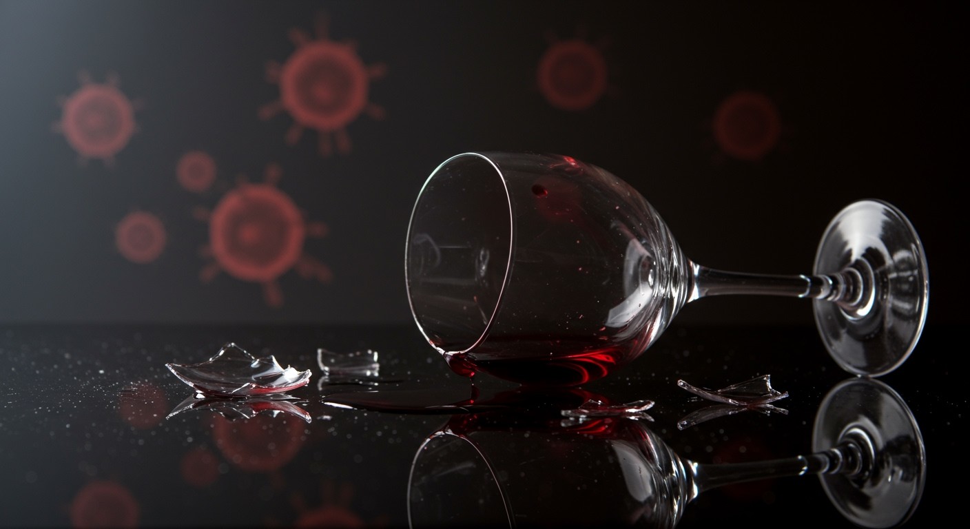 Az alkohol fogyasztás növeli a rák kockázatát.