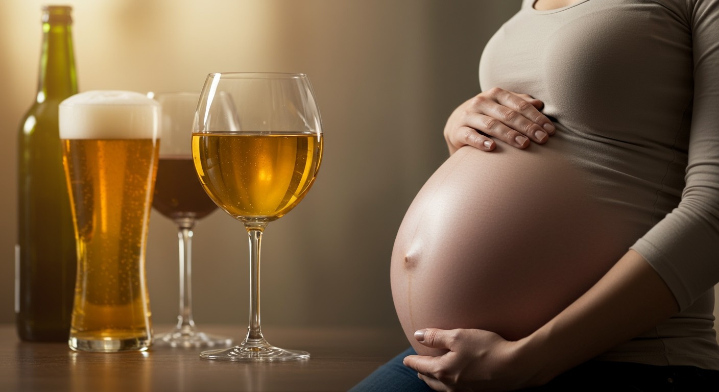 Az alkohol csökkentheti a termékenységet és a magzati fejlődést.