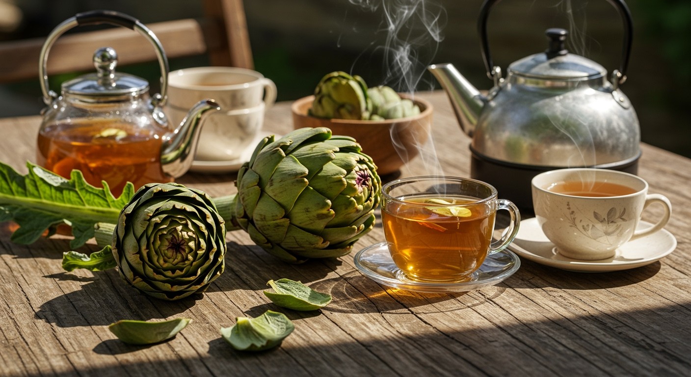 Az articsóka tea javítja az emésztést és a májműködést.