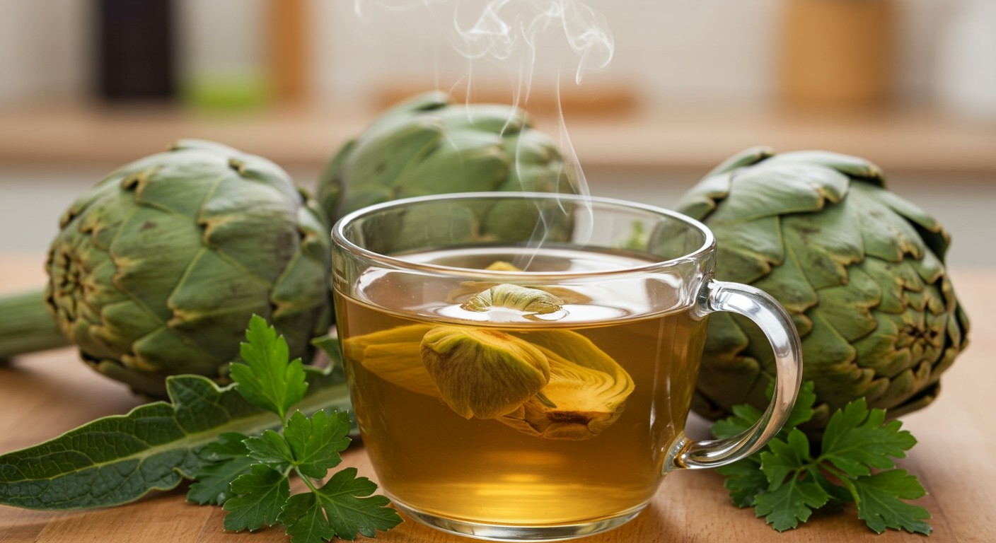 Az articsóka tea segíthet a gyulladásos tünetek csökkentésében.
