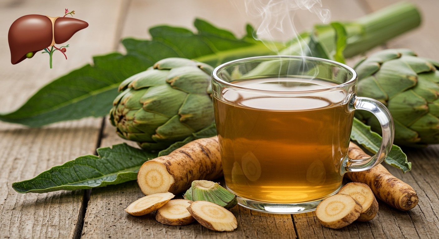 Az articsóka tea támogatja a máj méregtelenítő folyamatait.