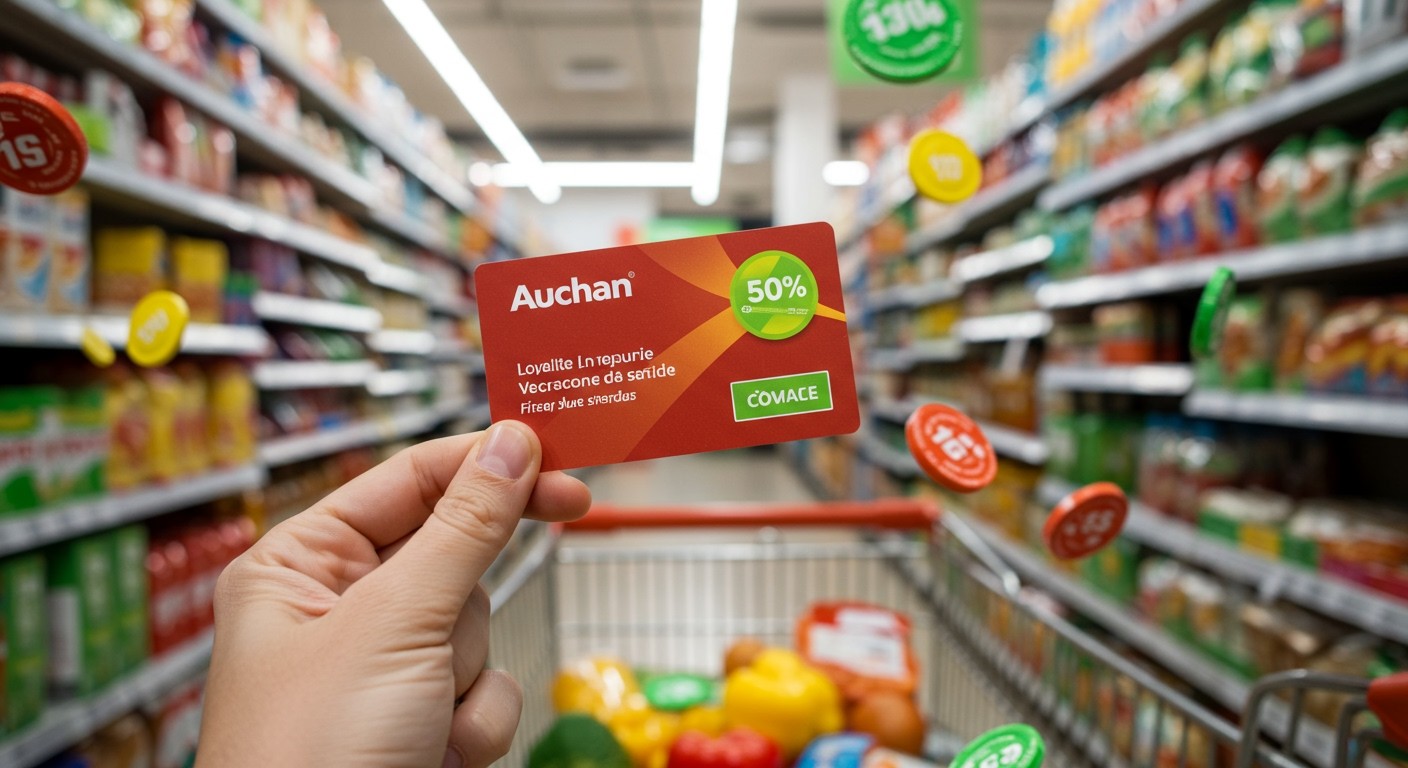 Az Auchan kártyával gyorsan gyűjthetsz és válthatsz pontokat.