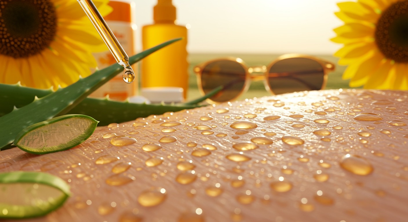 Az E-vitamin segít megvédeni a bőrt az UV-sugárzástól.