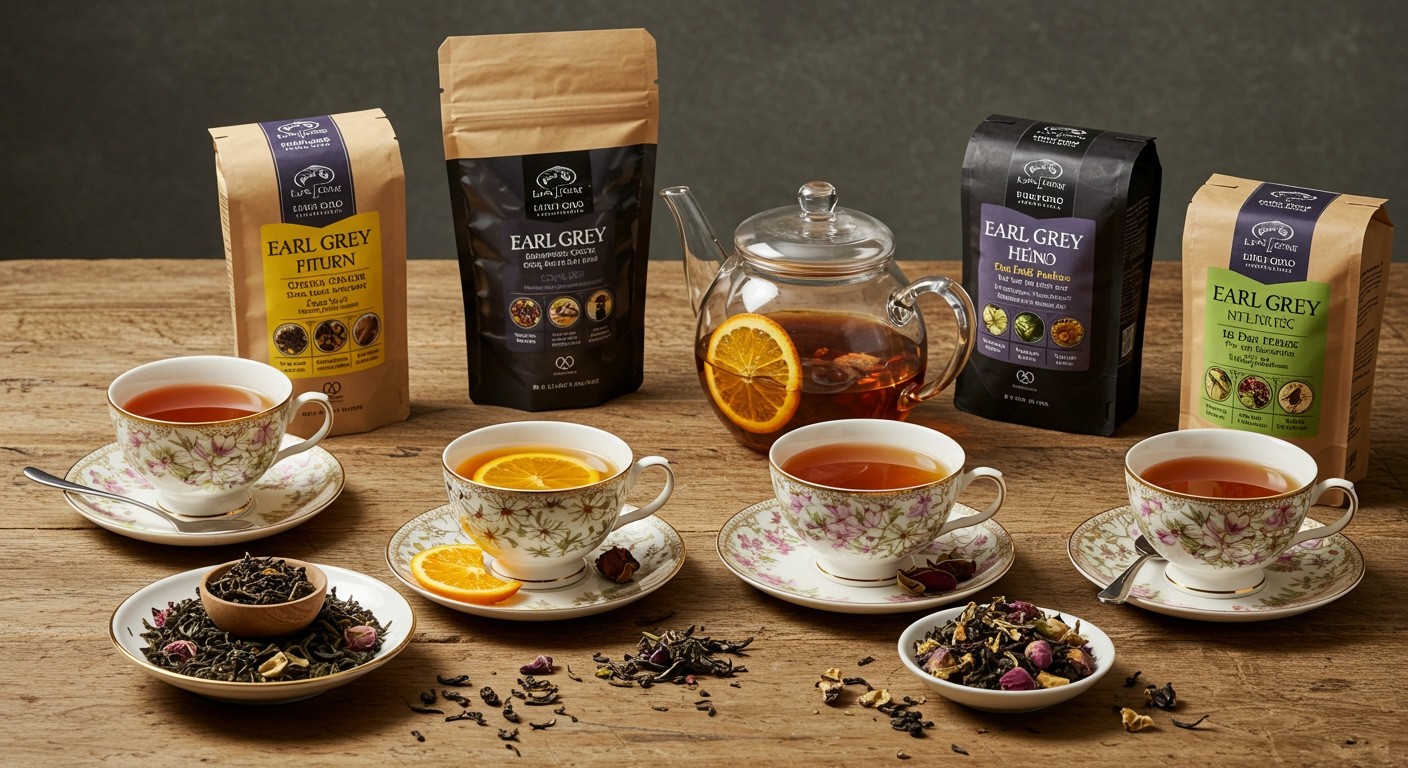 Az Earl Grey tea citromos és bergamott ízeket ötvöz.