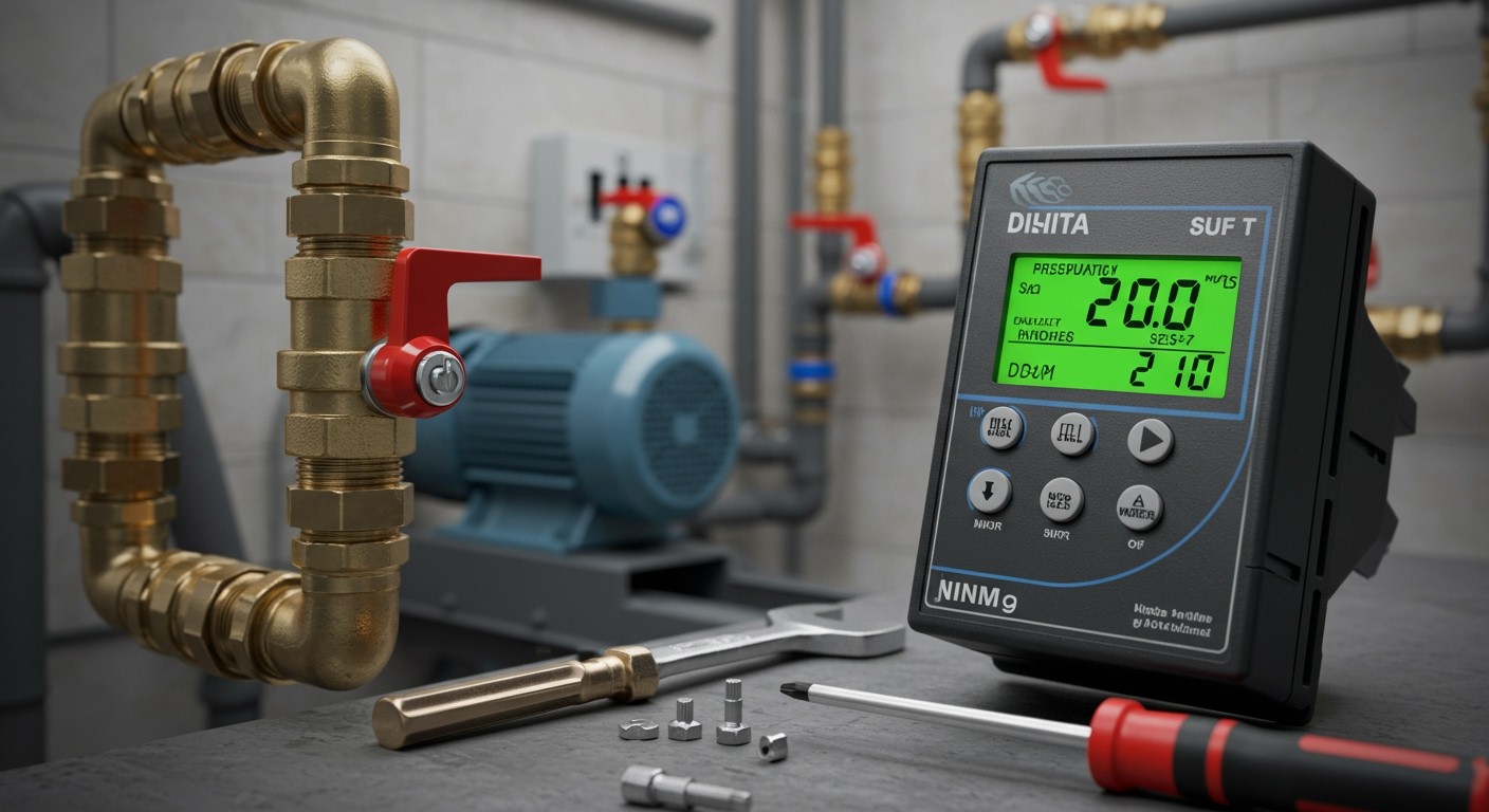 Az elektronikus nyomáskapcsoló precízebb víznyomás-szabályozást kínál.