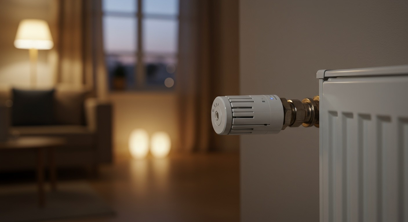 Az intelligens radiátorszelepek csökkentik a fűtési költségeket.