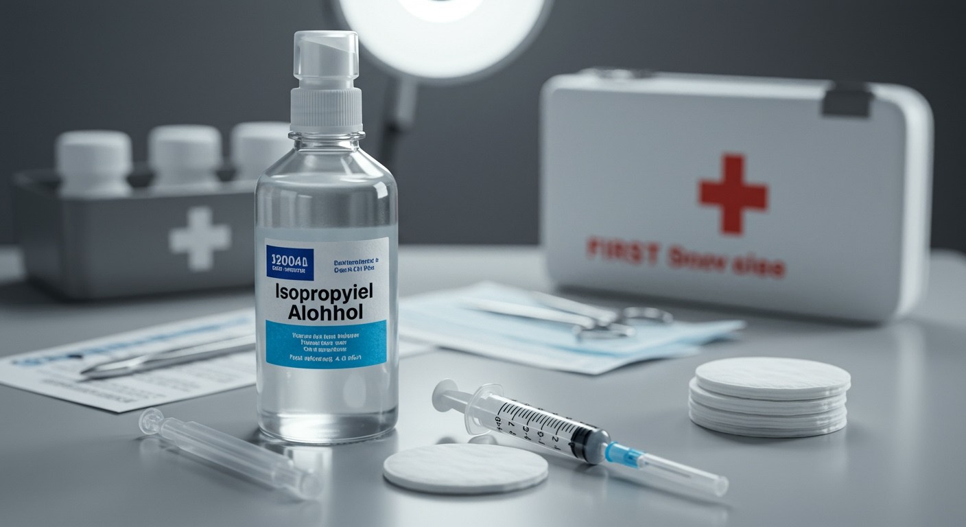 Az izopropil-alkohol hatékony fertőtlenítőszer és injekciósegítő.